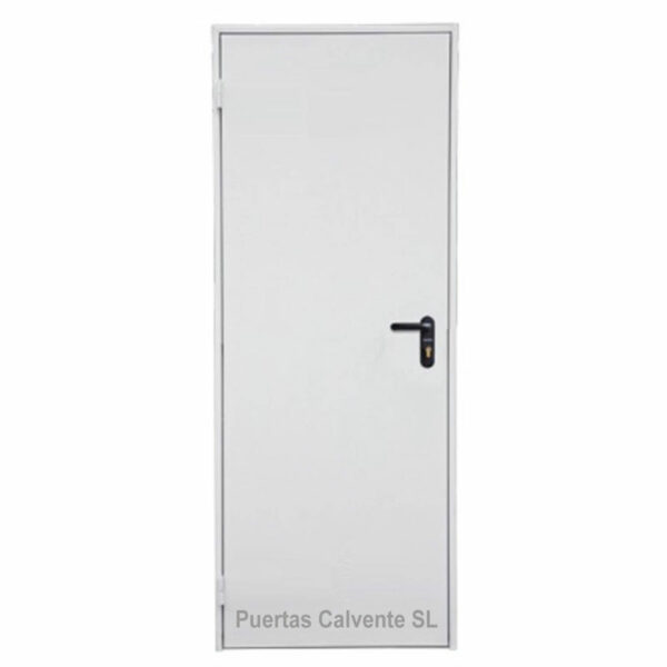 Puerta Galvanizada Lisa Blanca 1 hoja