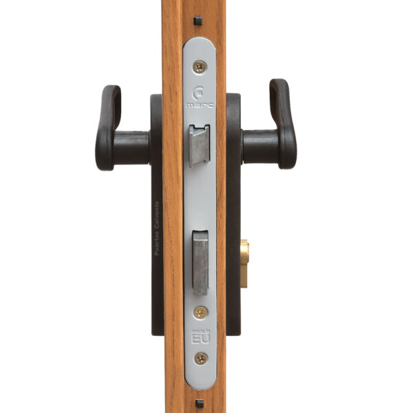 Puerta Galvanizada Lisa Acabado PVC Madera 1 hoja - Imagen 3